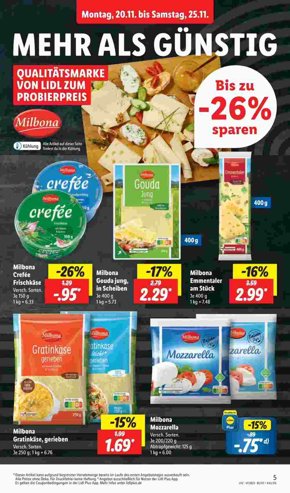 Lidl Prospekt (ab 20.11.2023) zum Blättern - Seite 5