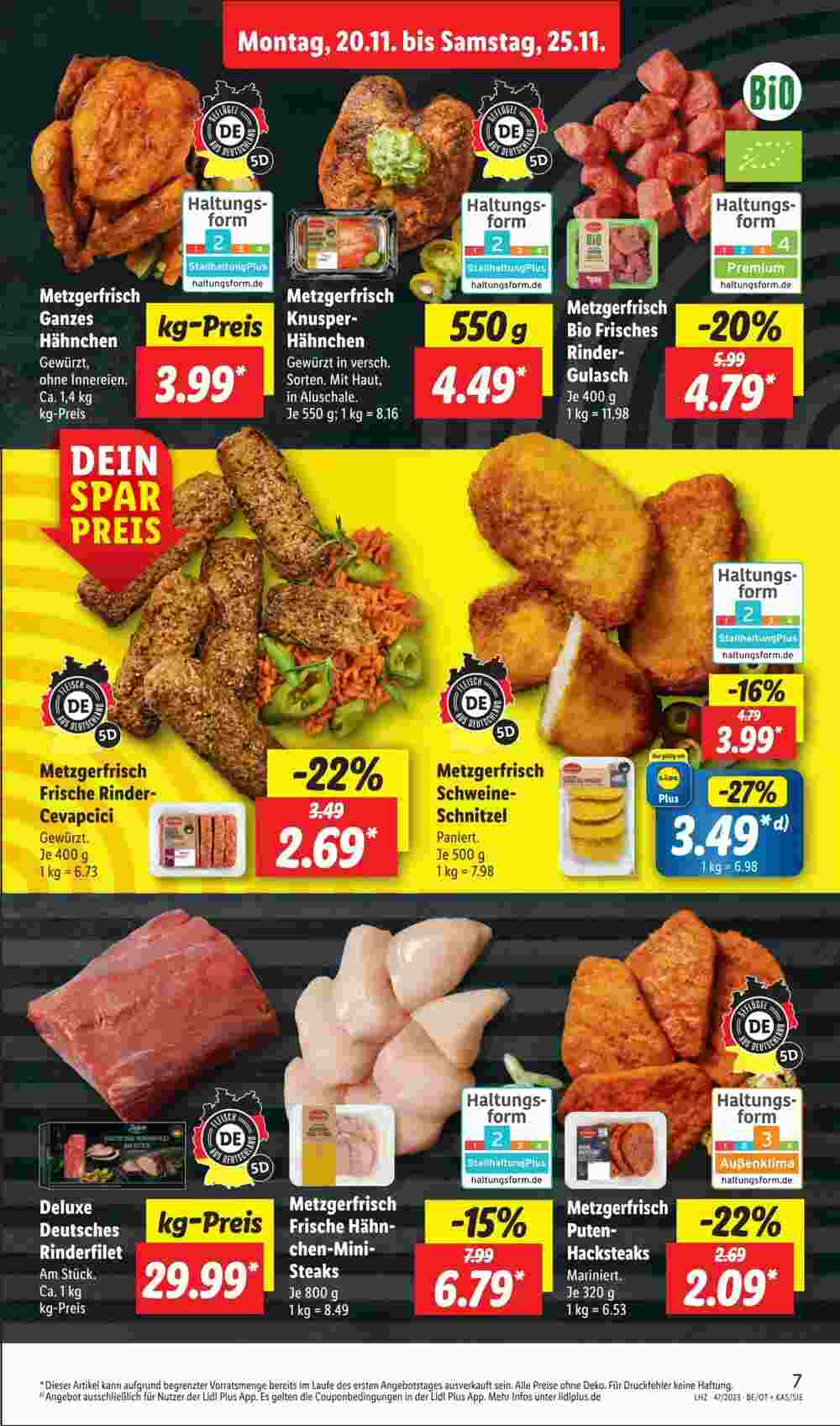 Lidl Prospekt (ab 20.11.2023) zum Blättern - Seite 7