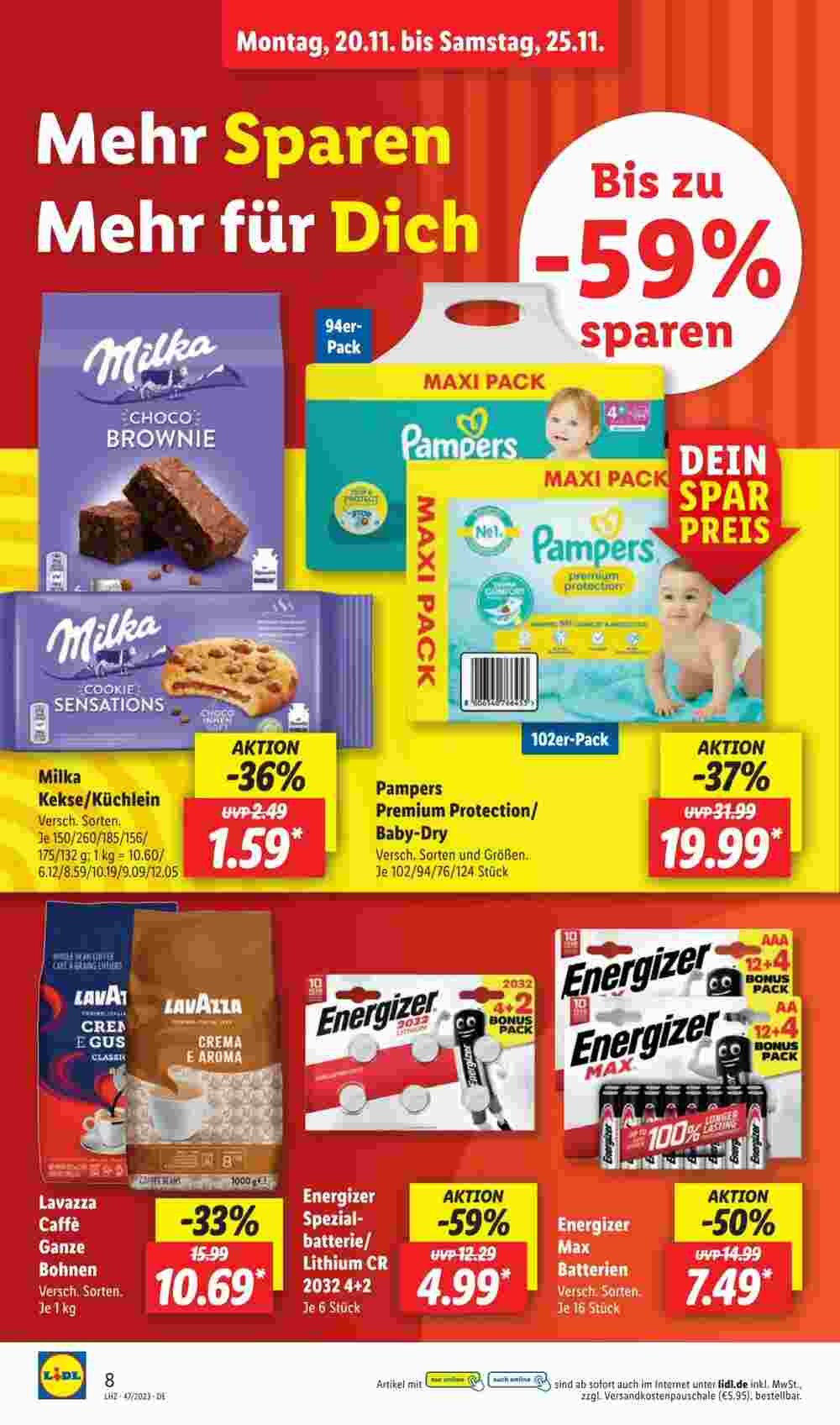 Lidl Prospekt (ab 20.11.2023) zum Blättern - Seite 8