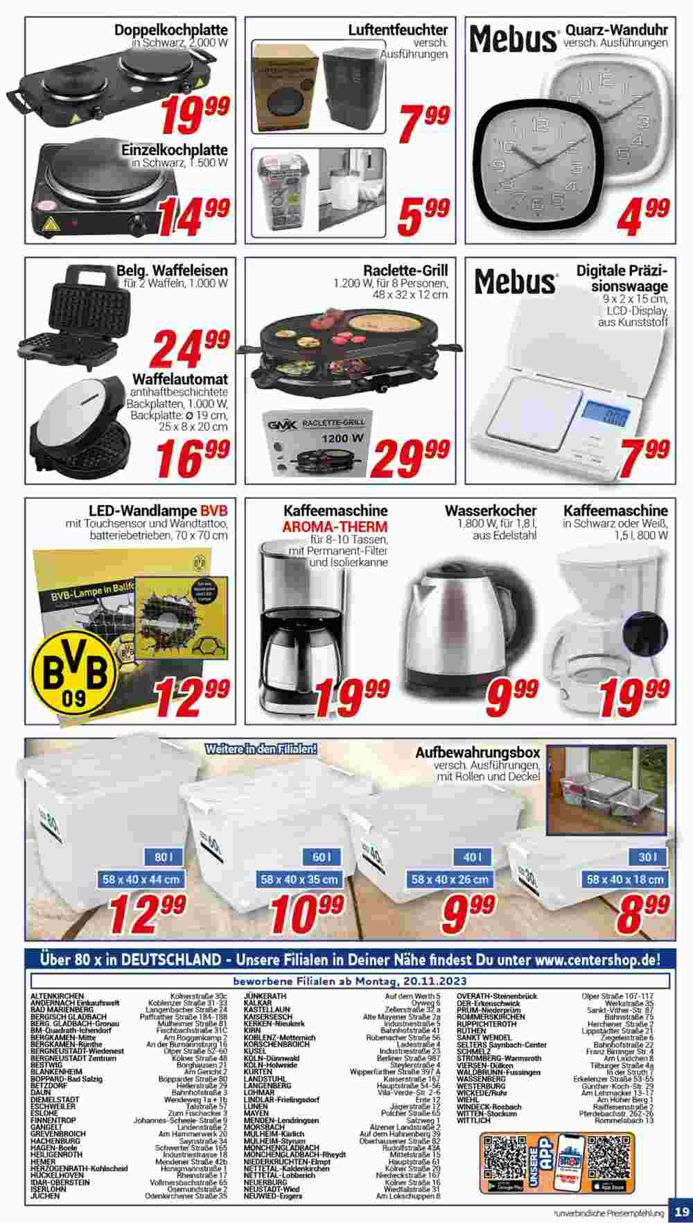 CENTERSHOP Prospekt (ab 20.11.2023) zum Blättern - Seite 19