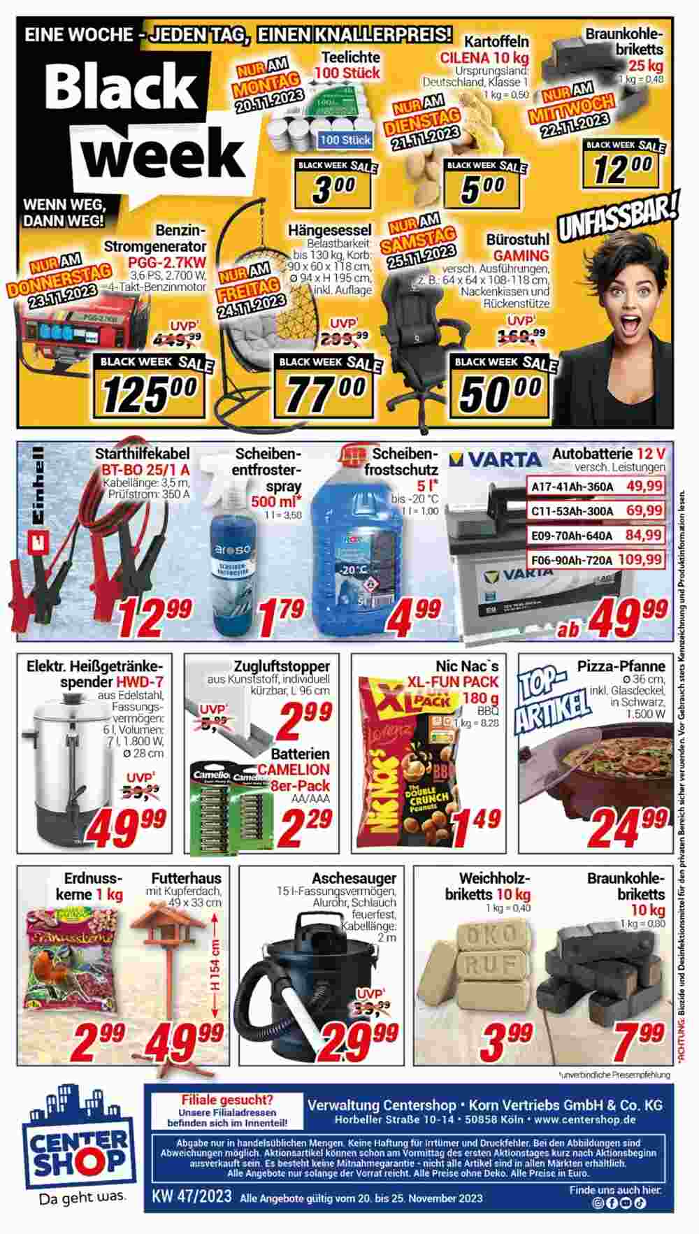 CENTERSHOP Prospekt (ab 20.11.2023) zum Blättern - Seite 20