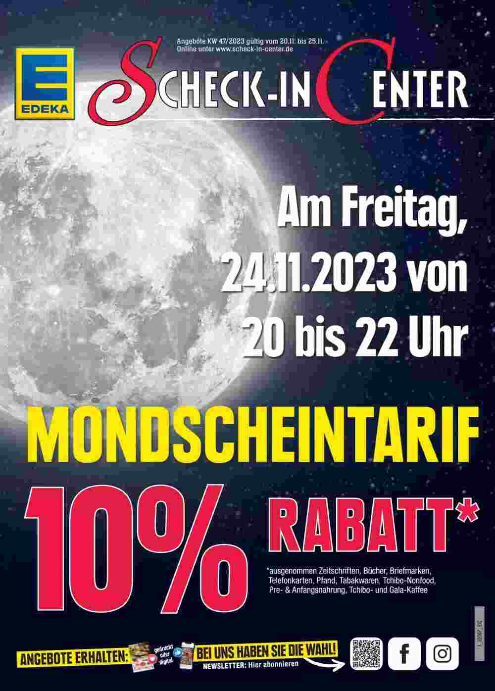 Scheck-in-Center Prospekt (ab 20.11.2023) zum Blättern - Seite 1