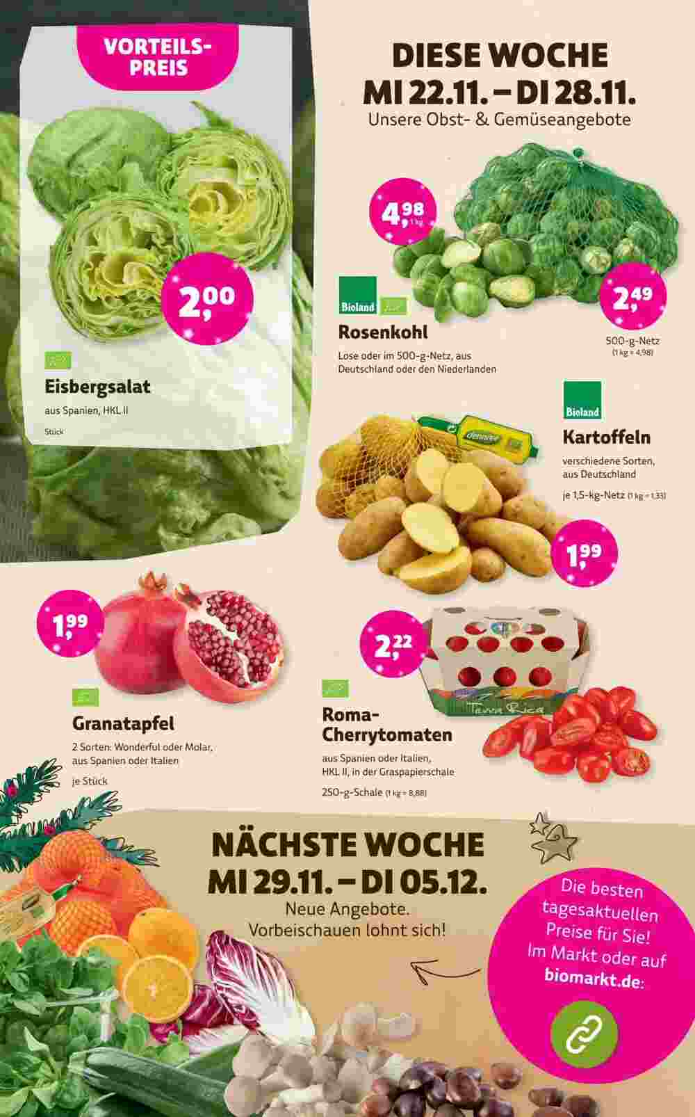 Biomarkt Prospekt (ab 21.11.2023) zum Blättern - Seite 2