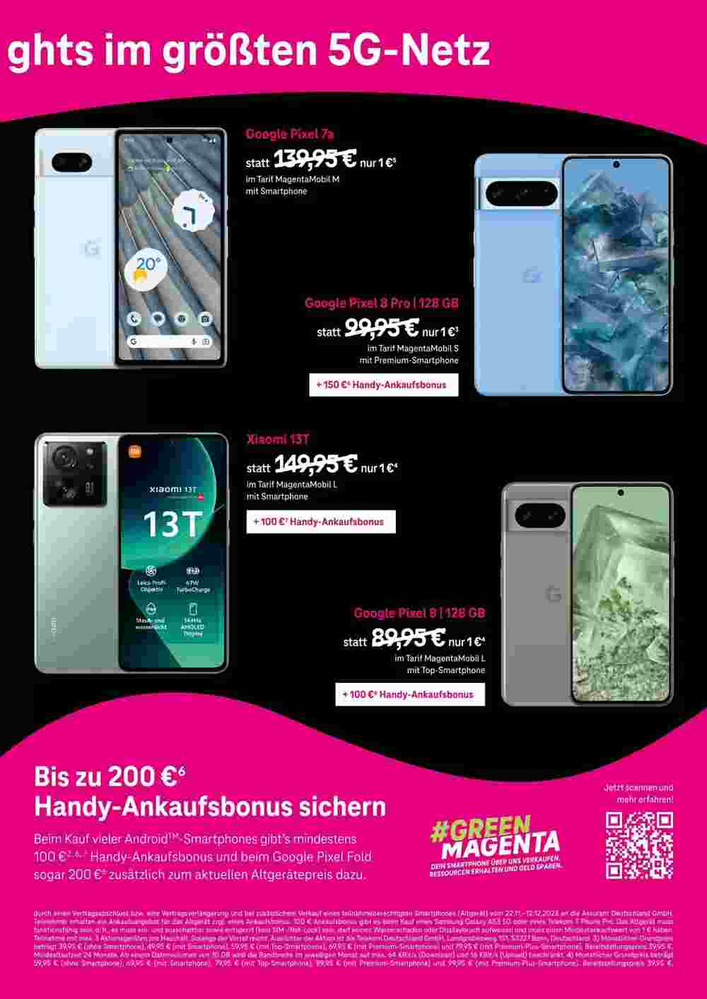 Telekom Shop Prospekt (ab 21.11.2023) zum Blättern - Seite 3