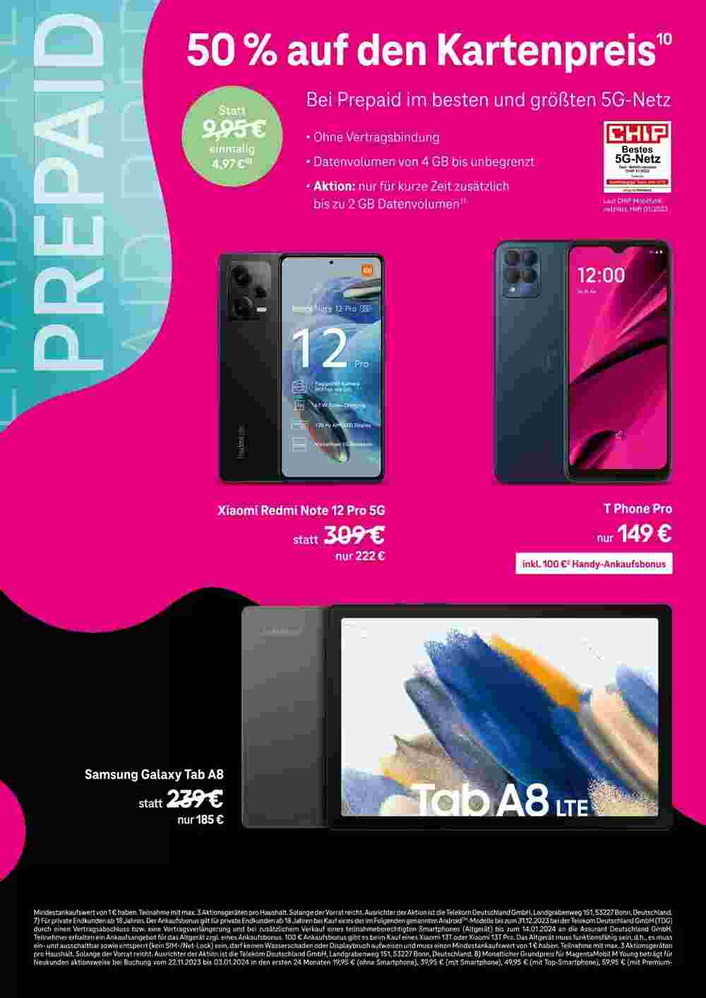 Telekom Shop Prospekt (ab 21.11.2023) zum Blättern - Seite 5