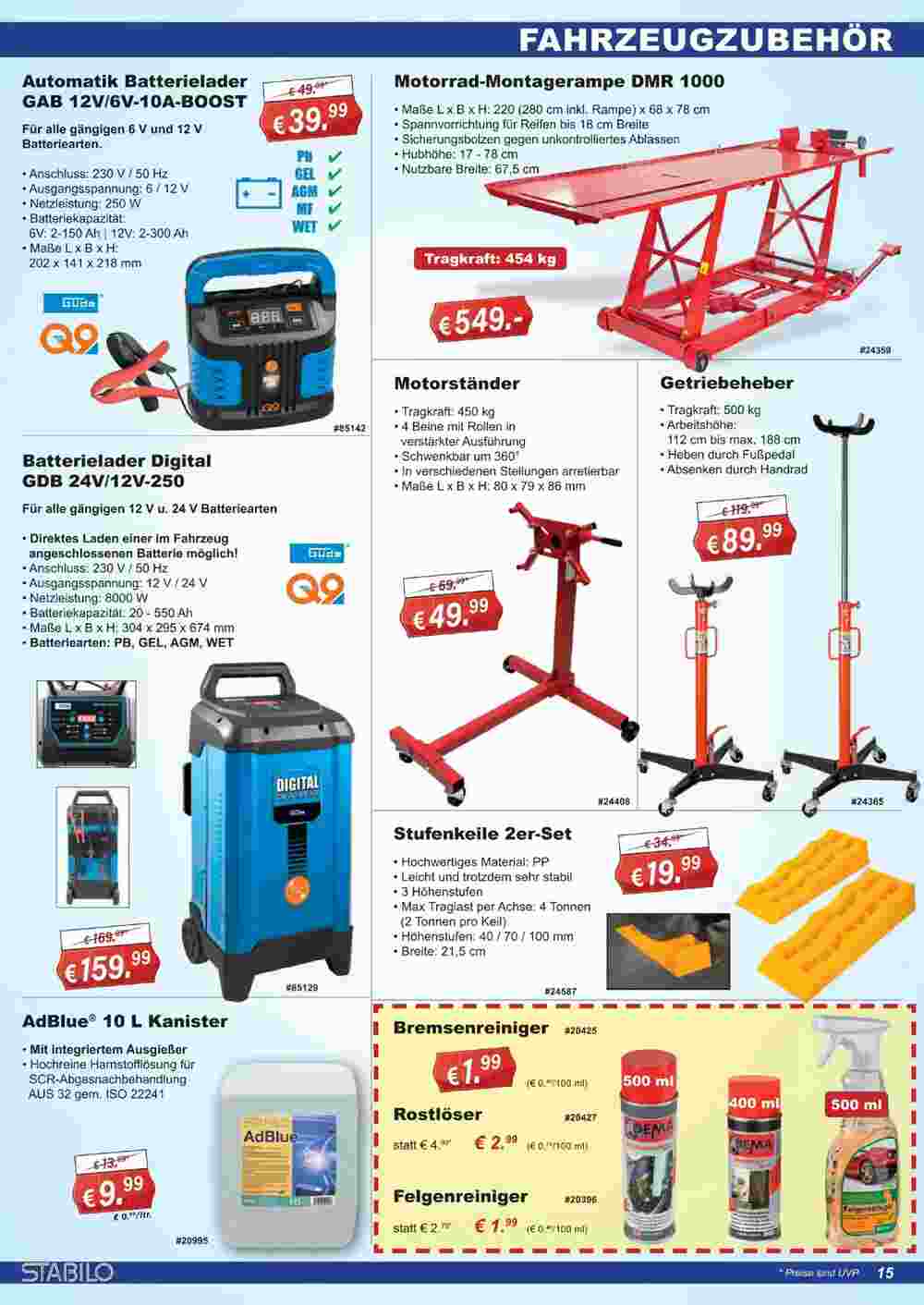 Stabilo Fachmarkt Prospekt (ab 22.11.2023) zum Blättern - Seite 15