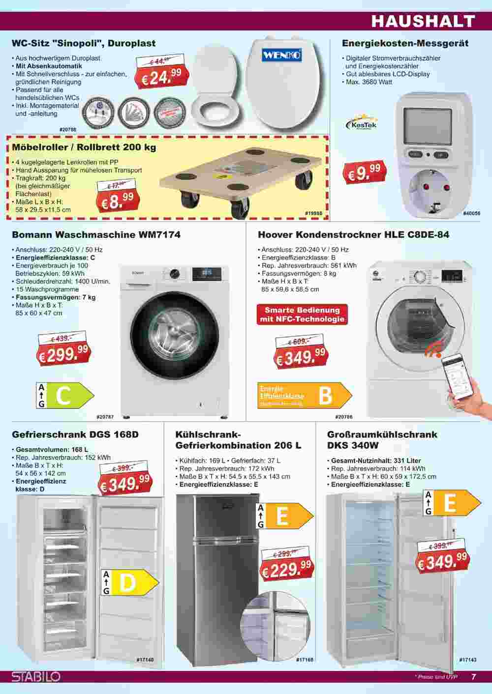 Stabilo Fachmarkt Prospekt (ab 22.11.2023) zum Blättern - Seite 7