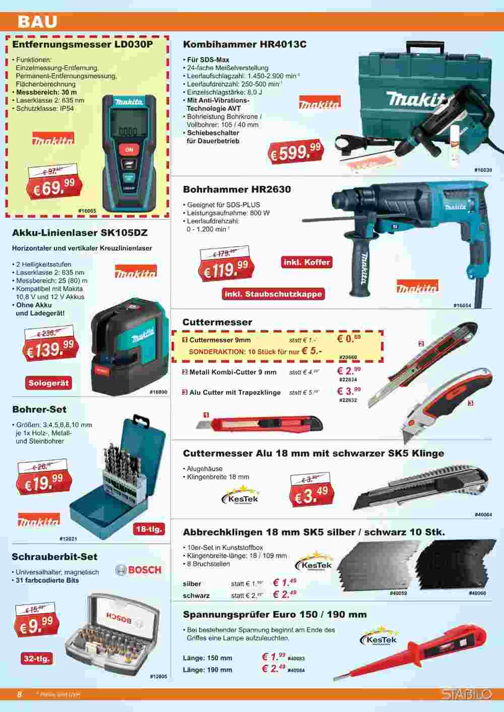Stabilo Fachmarkt Prospekt (ab 22.11.2023) zum Blättern - Seite 8