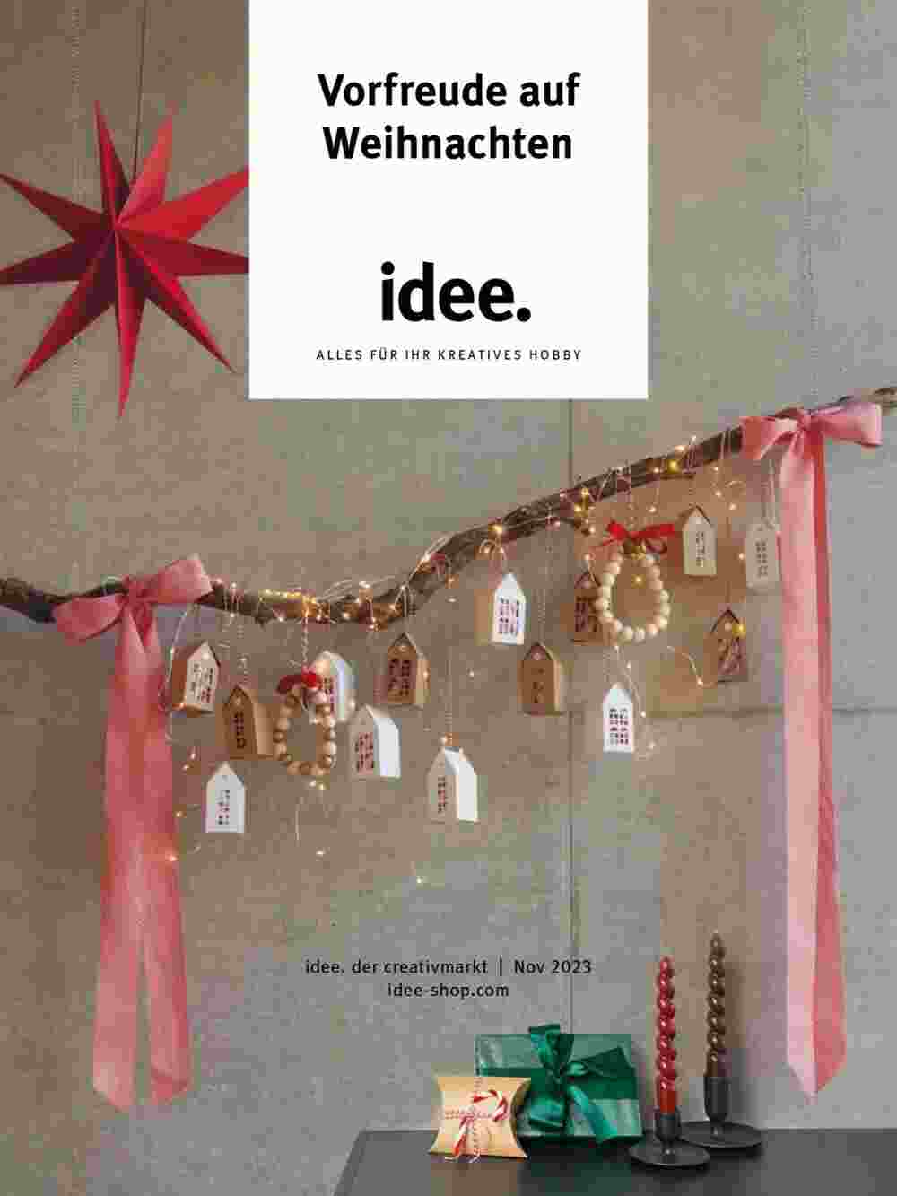 Idee Creativmarkt Prospekt (ab 24.11.2023) zum Blättern - Seite 1