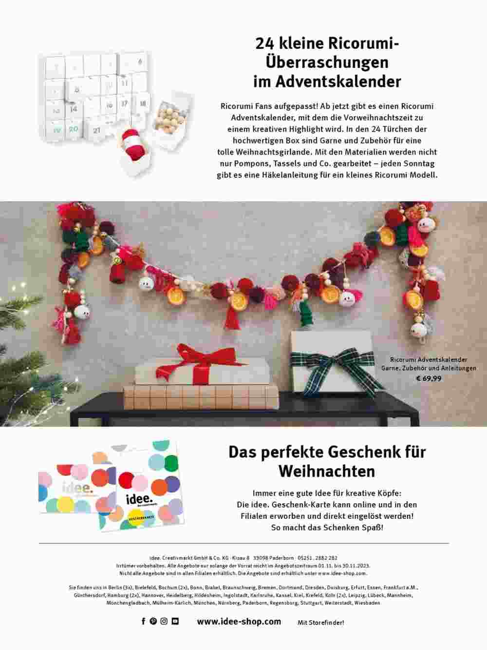 Idee Creativmarkt Prospekt (ab 24.11.2023) zum Blättern - Seite 16