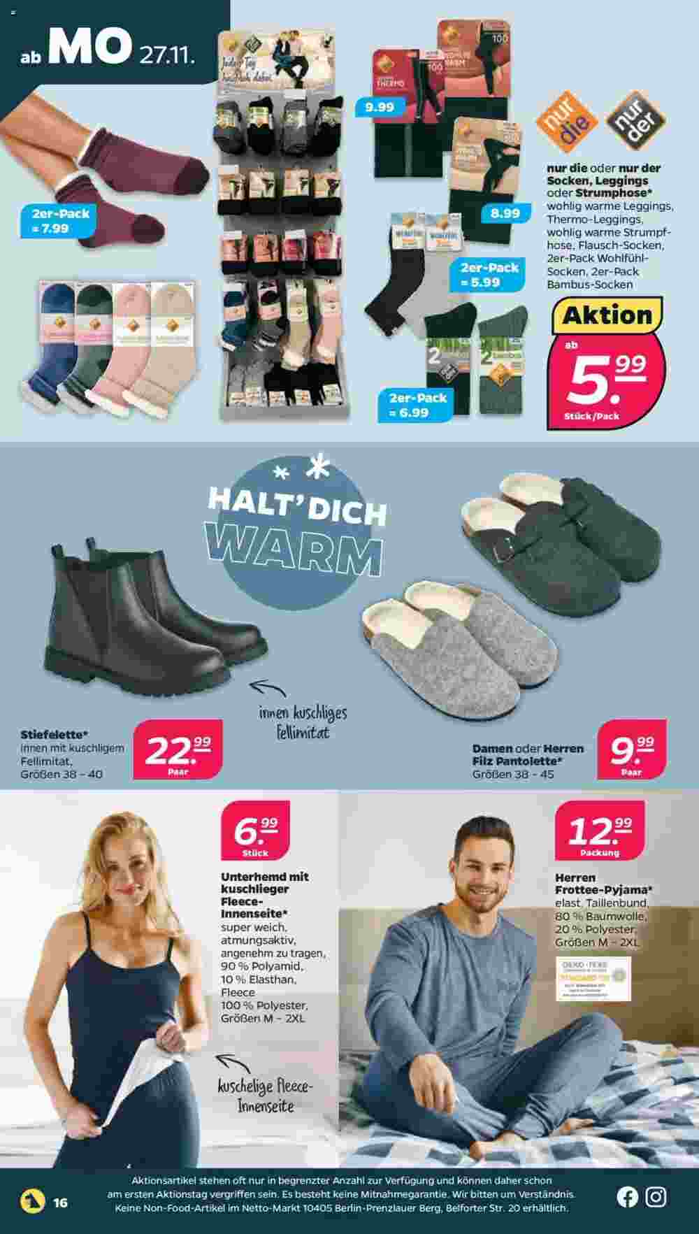 NETTO Prospekt (ab 27.11.2023) zum Blättern - Seite 16