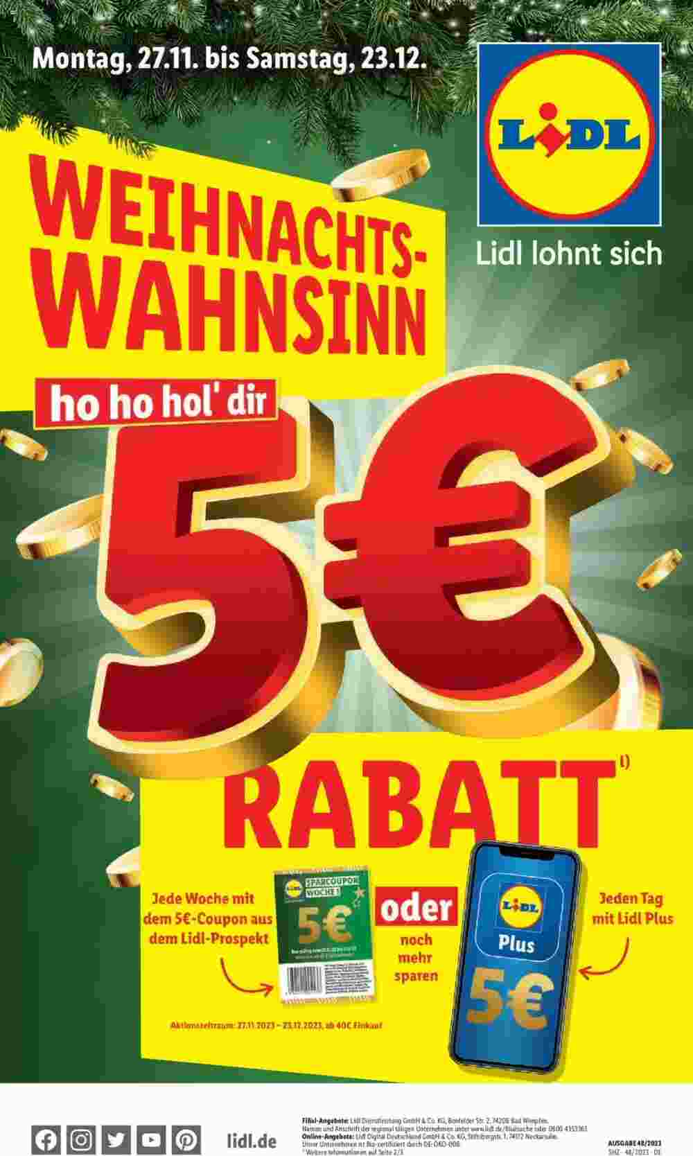 Lidl Prospekt Ab 27112023 Zum Blättern Prospekt Der Woche 