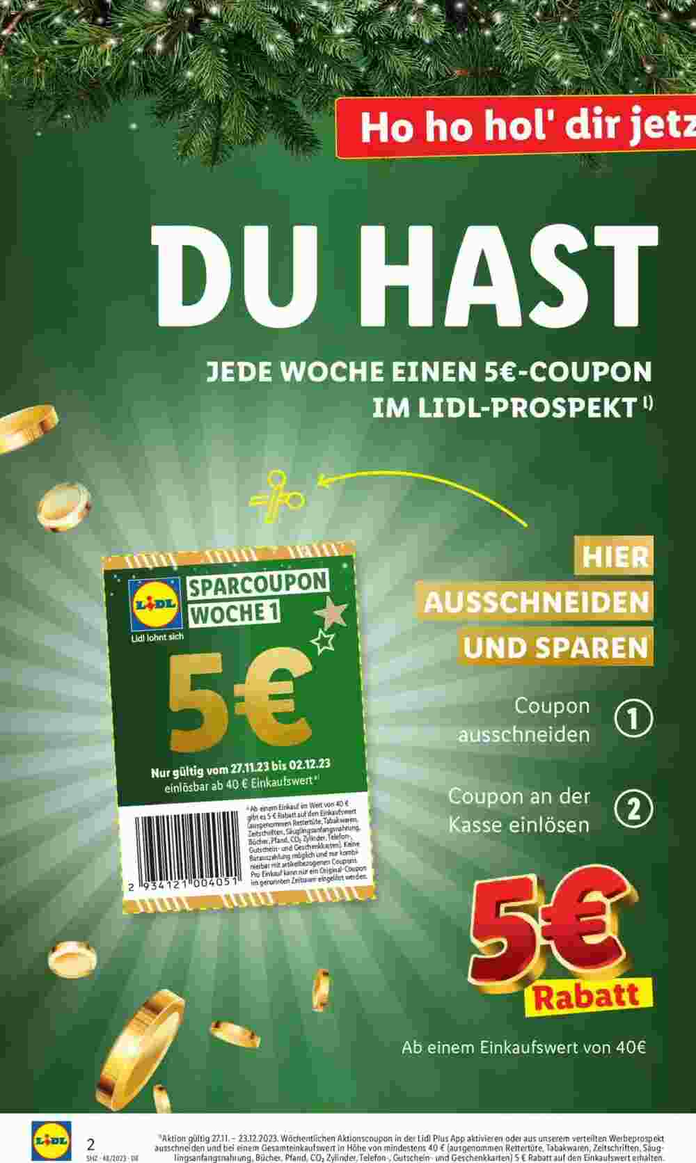 Lidl Prospekt (ab 27.11.2023) zum Blättern - Seite 2