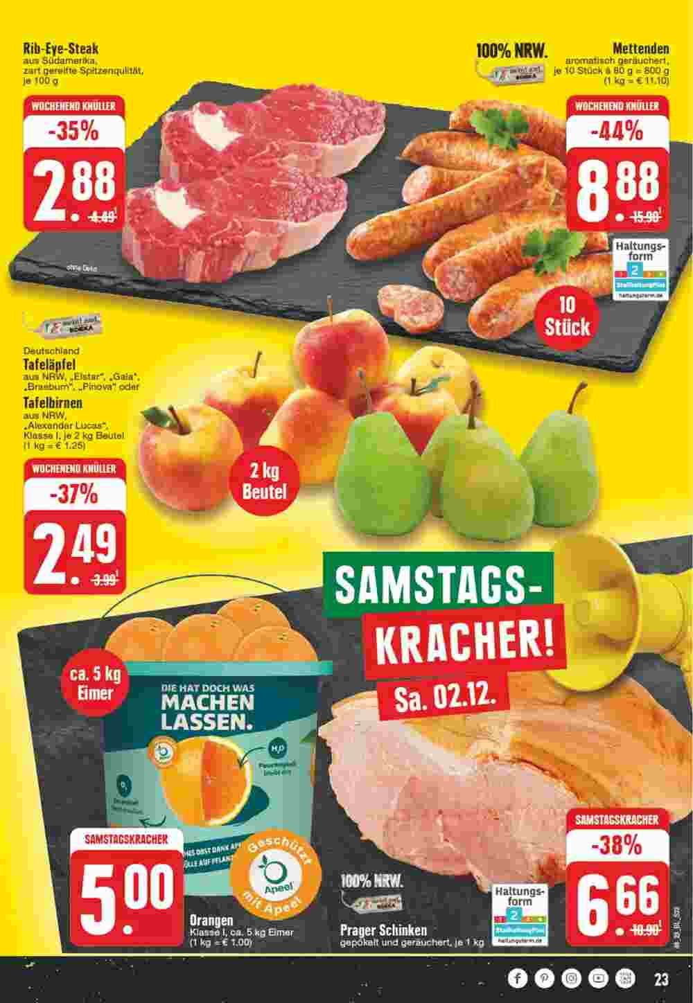 Edeka Wegner Prospekt (ab 27.11.2023) zum Blättern - Seite 23