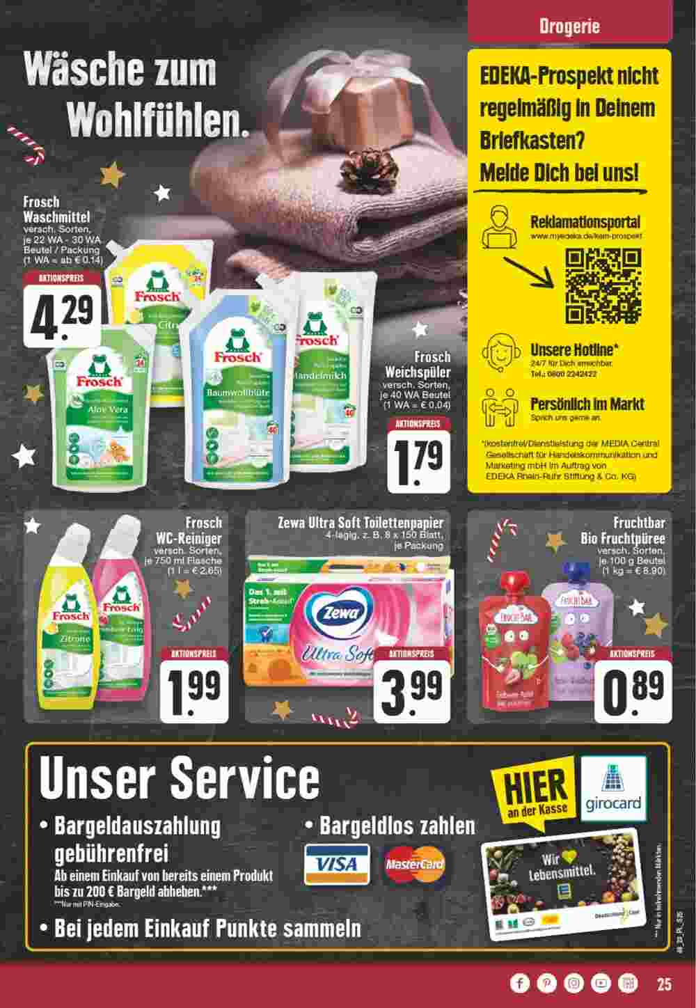 EDEKA Vogl Prospekt (ab 27.11.2023) zum Blättern - Seite 25