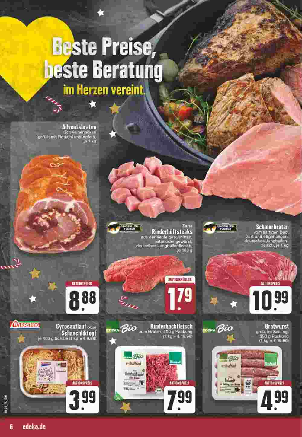 EDEKA Vogl Prospekt (ab 27.11.2023) zum Blättern - Seite 6