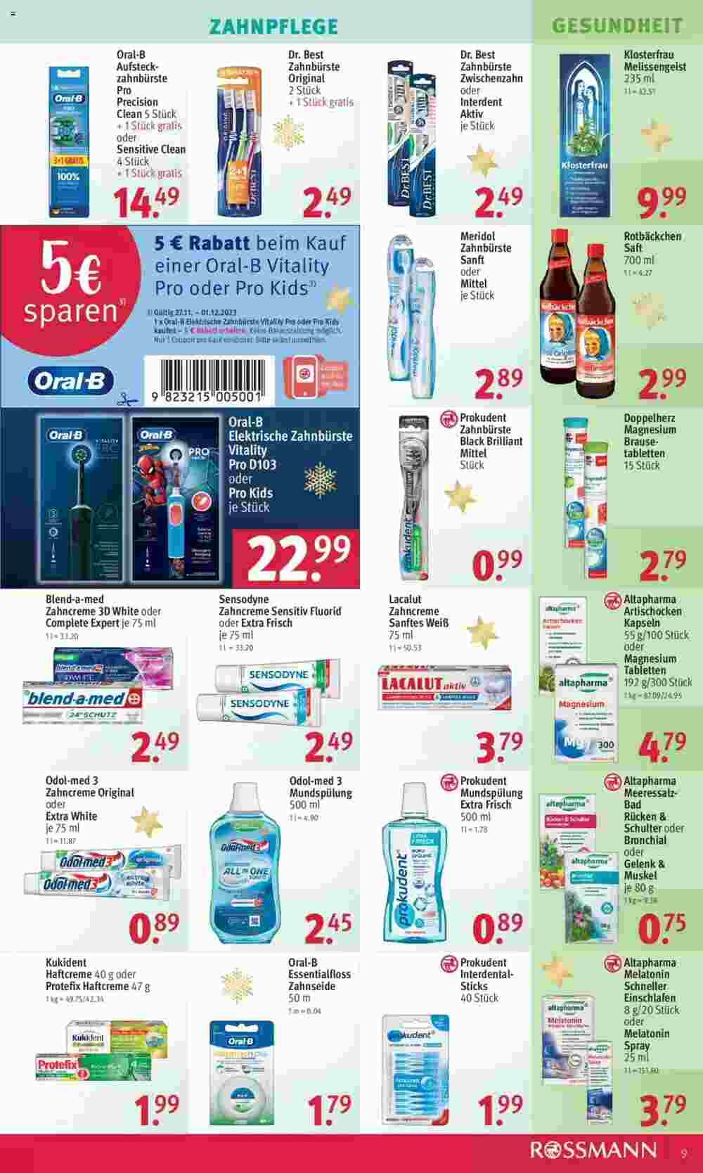 Rossmann Prospekt (ab 27.11.2023) zum Blättern - Seite 15