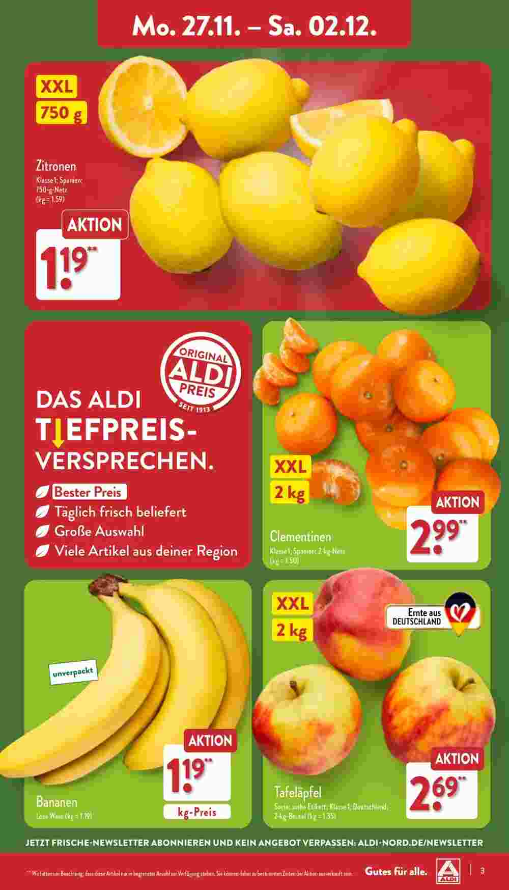 Aldi Nord Prospekt (ab 27.11.2023) zum Blättern - Seite 3