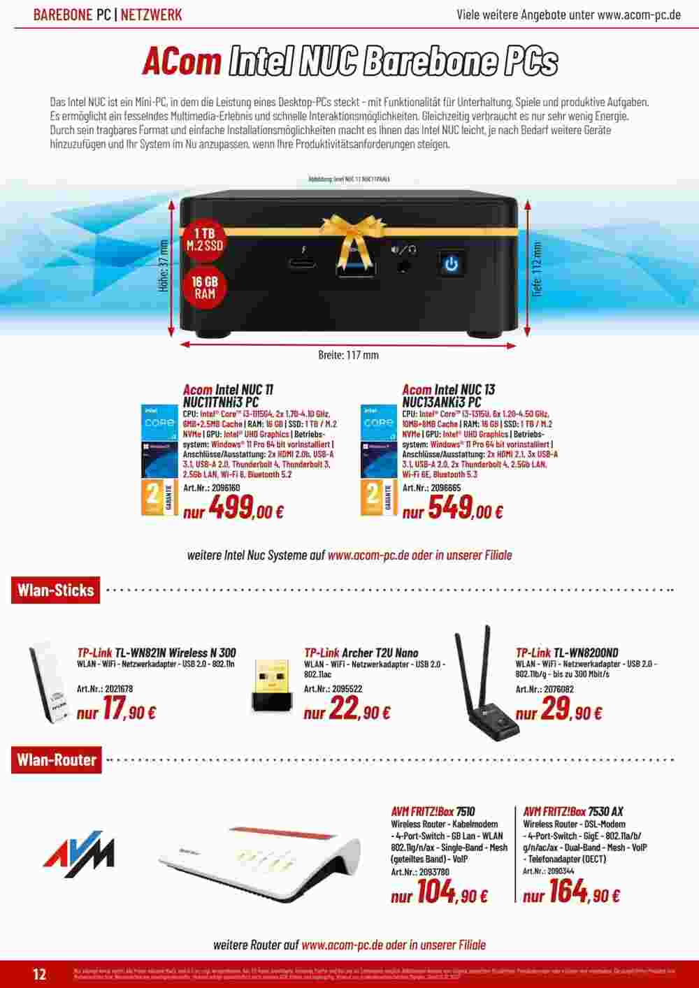 ACom PC Prospekt (ab 30.11.2023) zum Blättern - Seite 12