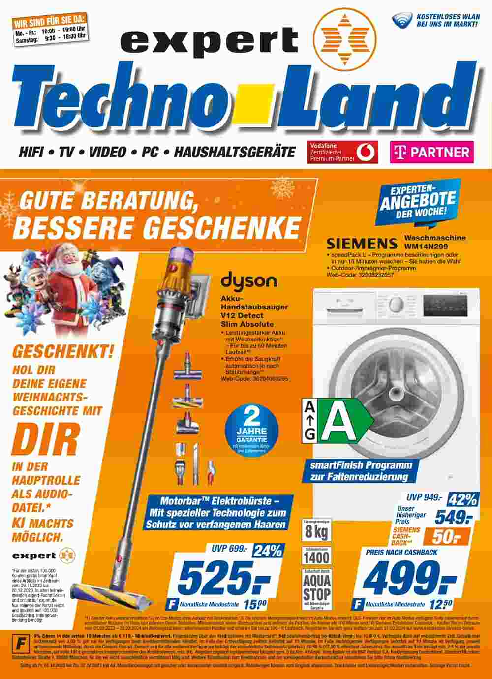 expert Techno Land Prospekt (ab 01.12.2023) zum Blättern - Seite 1