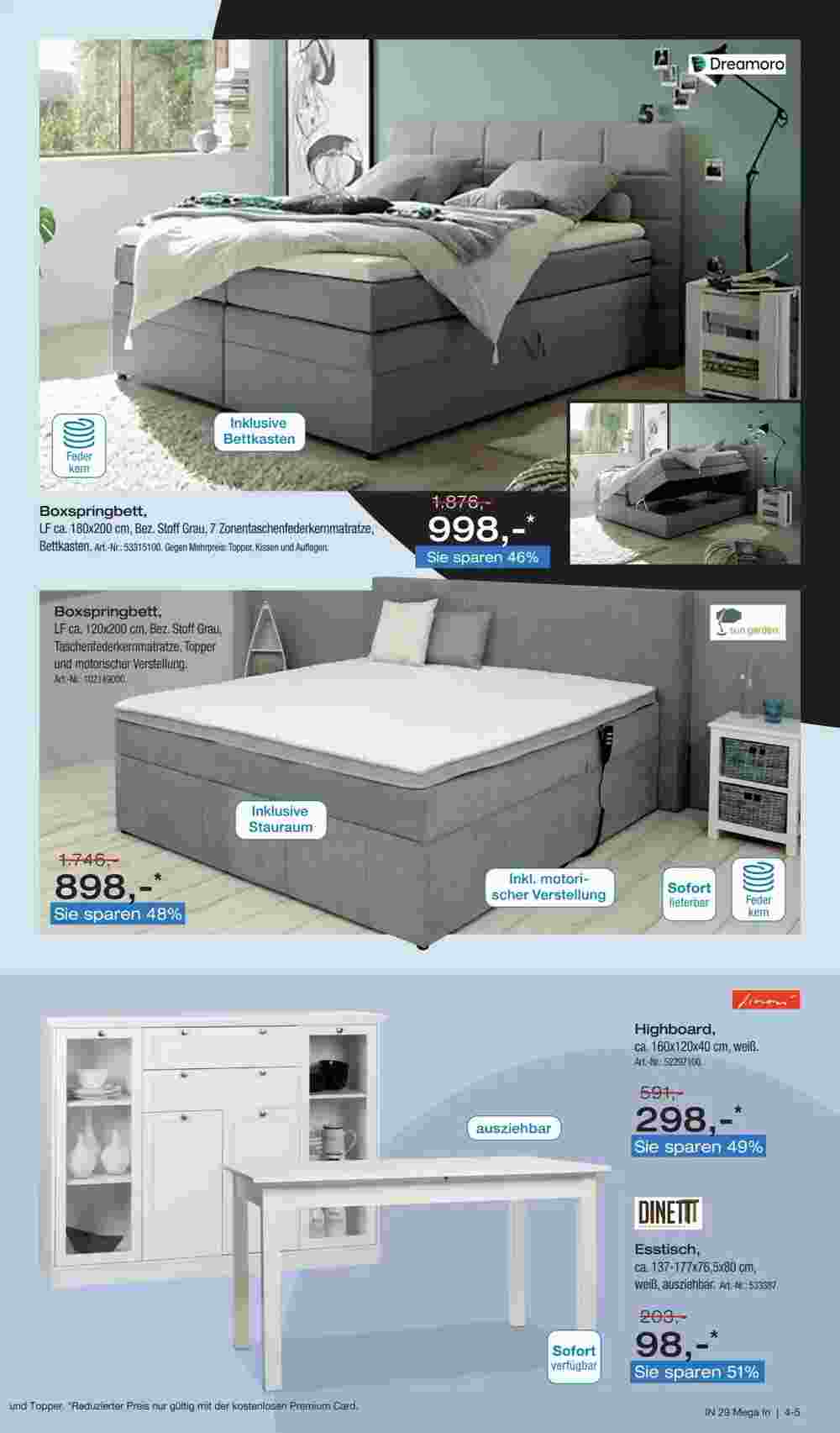 Möbel Inhofer Prospekt (ab 01.12.2023) zum Blättern - Seite 5