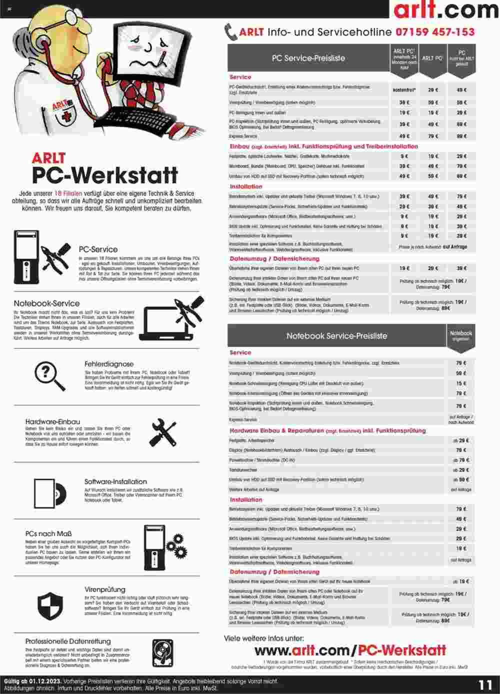 Arlt Prospekt (ab 01.12.2023) zum Blättern - Seite 11