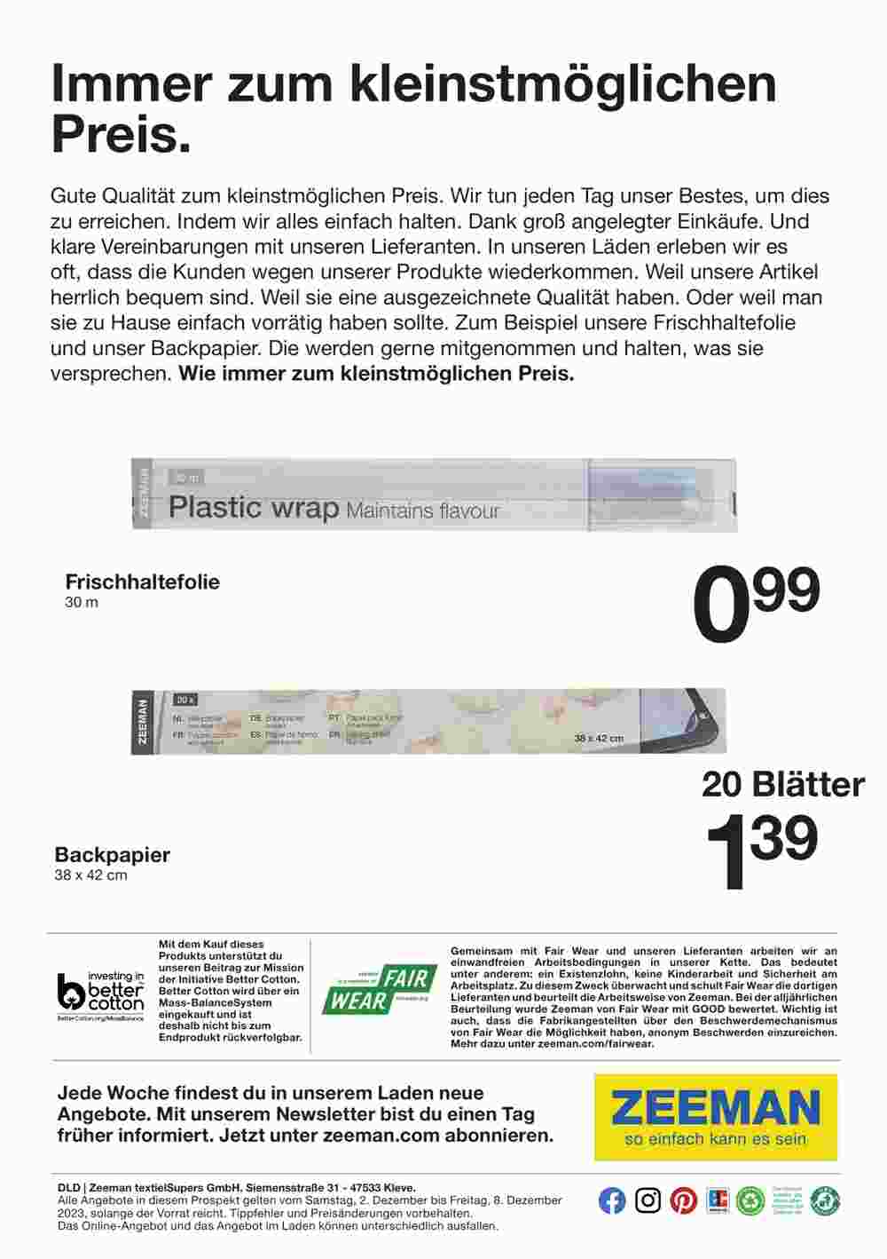 Zeeman Prospekt (ab 02.12.2023) zum Blättern - Seite 5