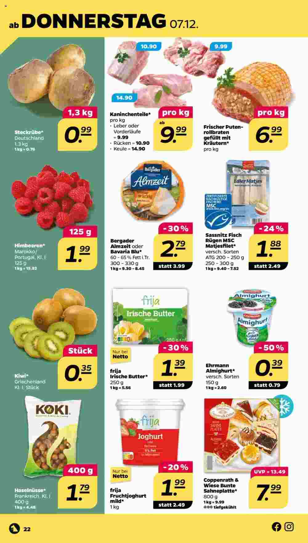 NETTO Prospekt (ab 03.12.2023) zum Blättern - Seite 22