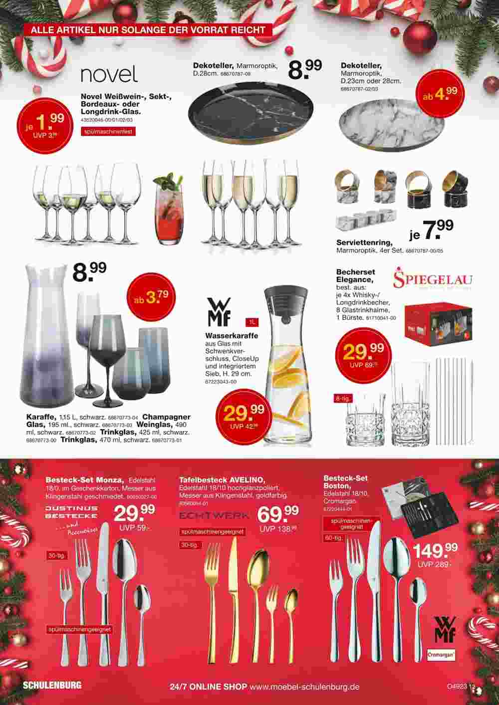 Möbel Schulenburg Prospekt (ab 03.12.2023) zum Blättern - Seite 12