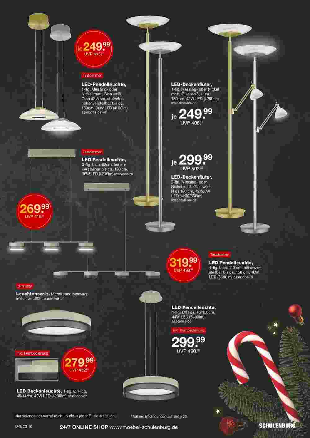 Möbel Schulenburg Prospekt (ab 03.12.2023) zum Blättern - Seite 19