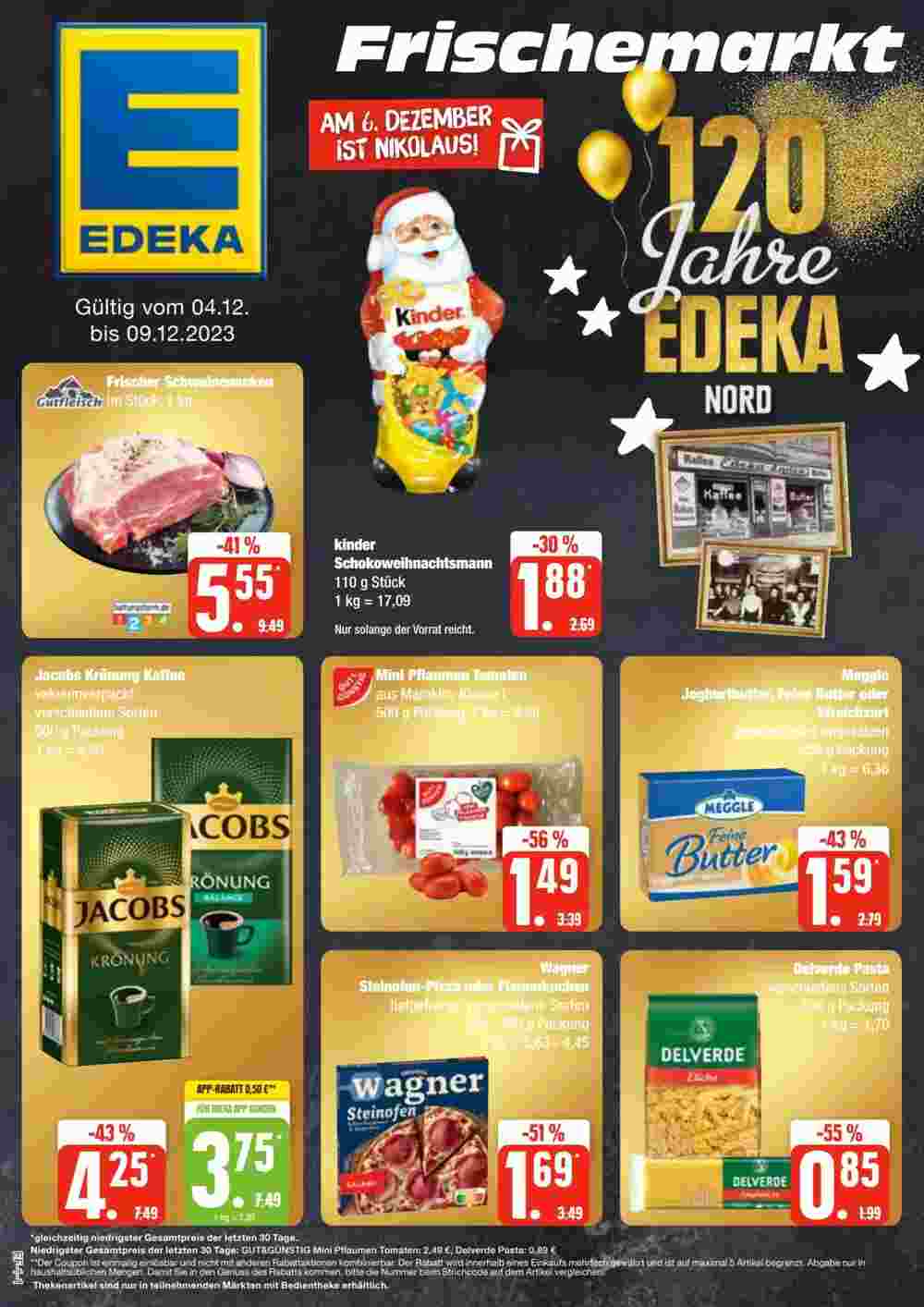 Edeka Frischemarkt Prospekt (ab 03.12.2023) zum Blättern - Seite 1