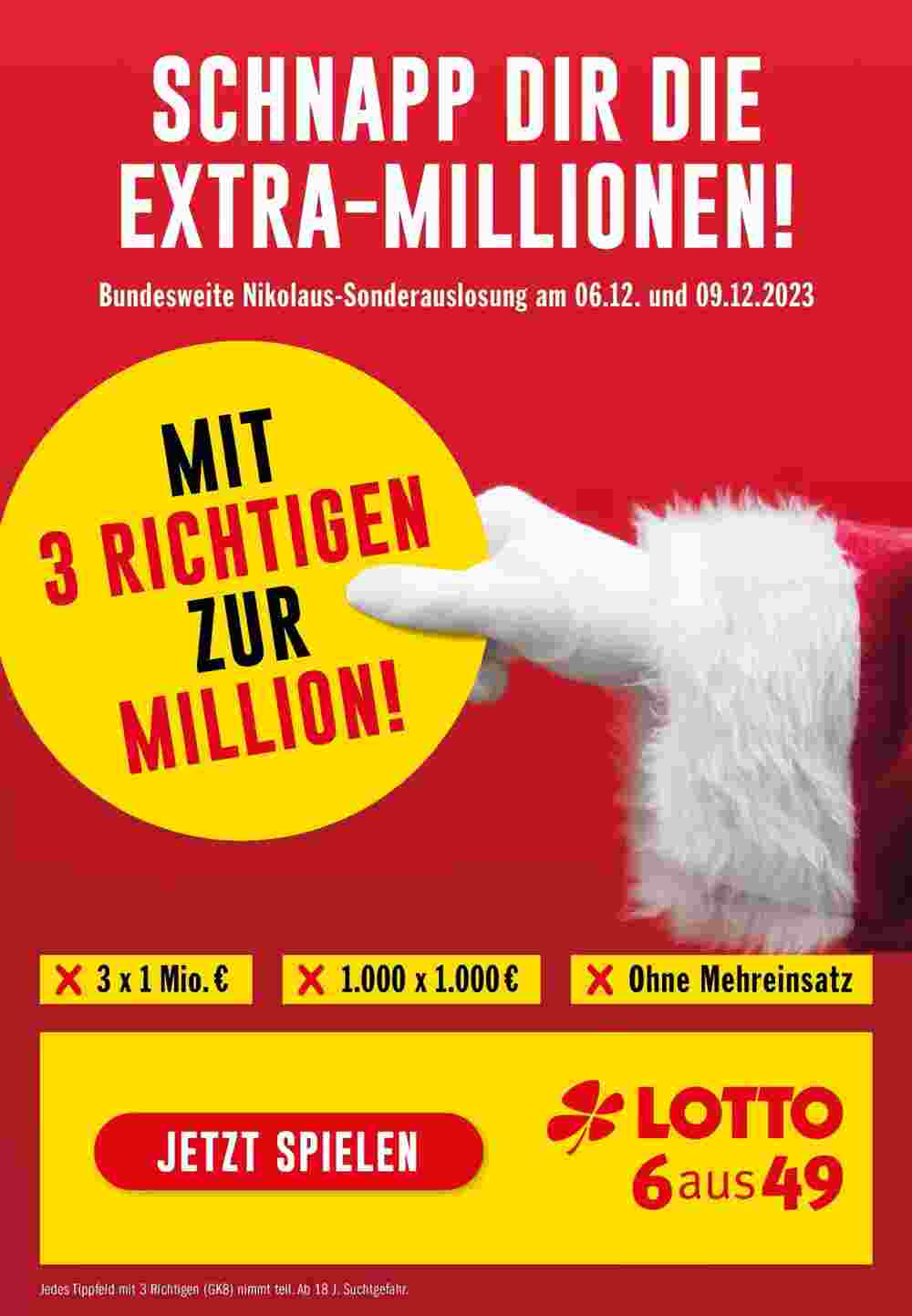 Lotto Prospekt (ab 03.12.2023) zum Blättern - Seite 1