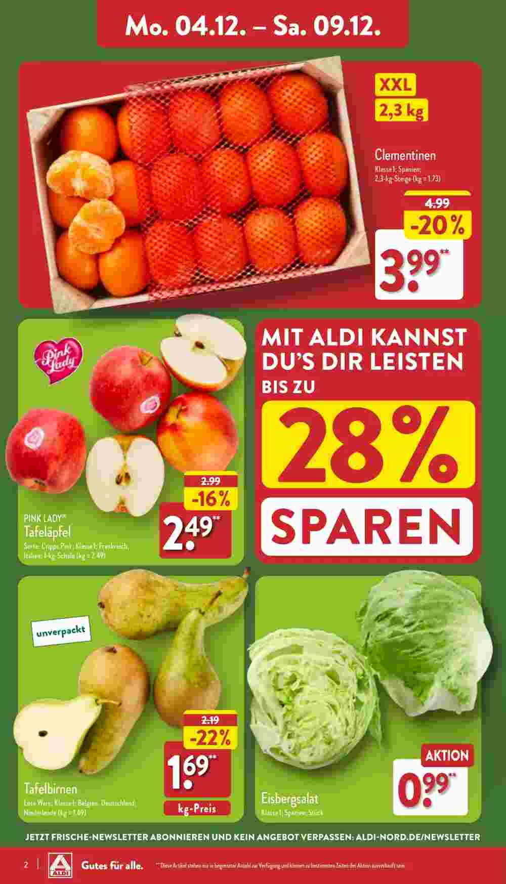 Aldi Nord Prospekt (ab 04.12.2023) zum Blättern - Seite 2