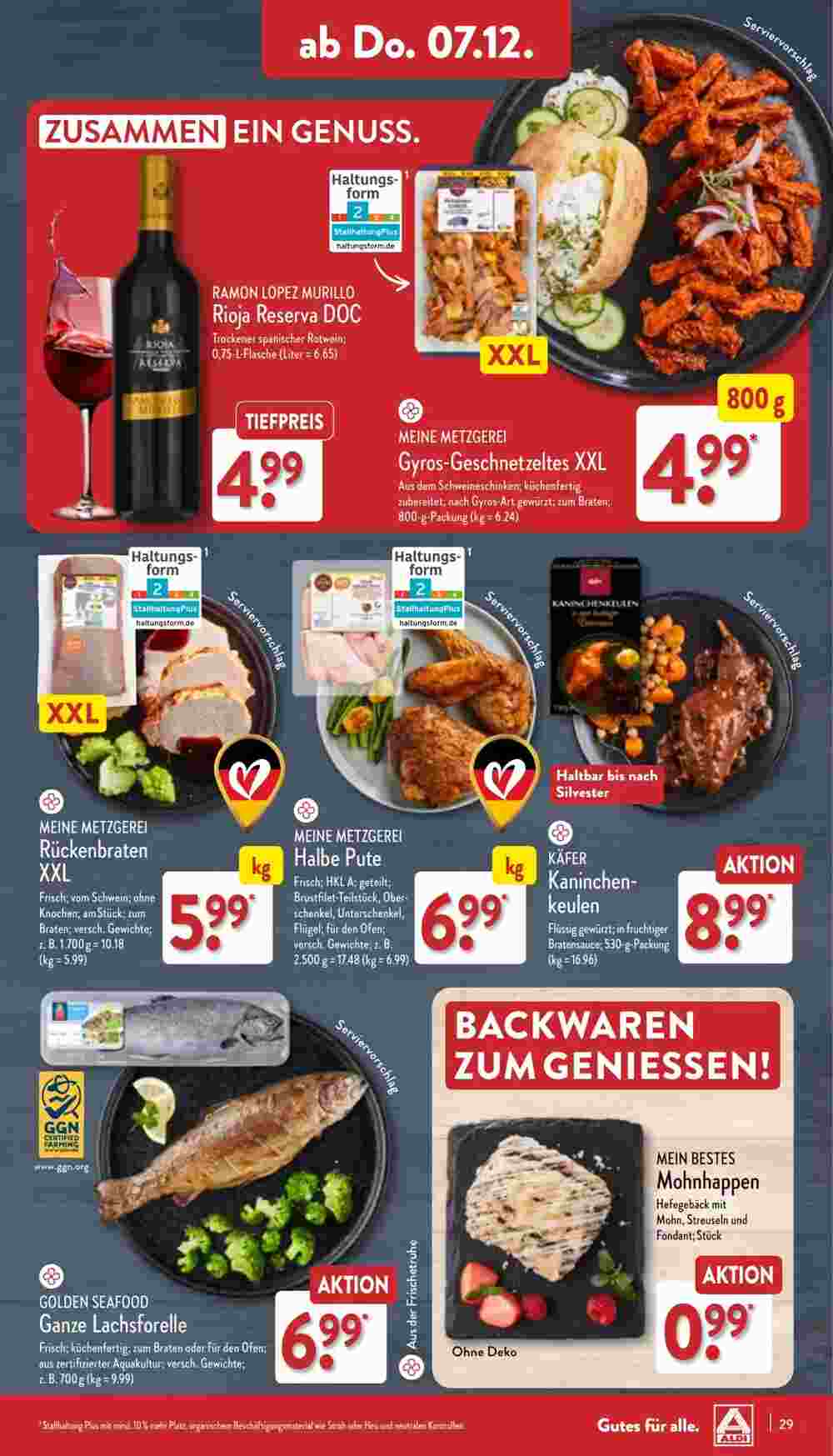 Aldi Nord Prospekt (ab 04.12.2023) zum Blättern - Seite 29