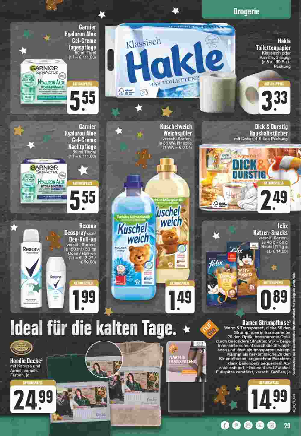 EDEKA Vogl Prospekt (ab 04.12.2023) zum Blättern - Seite 29