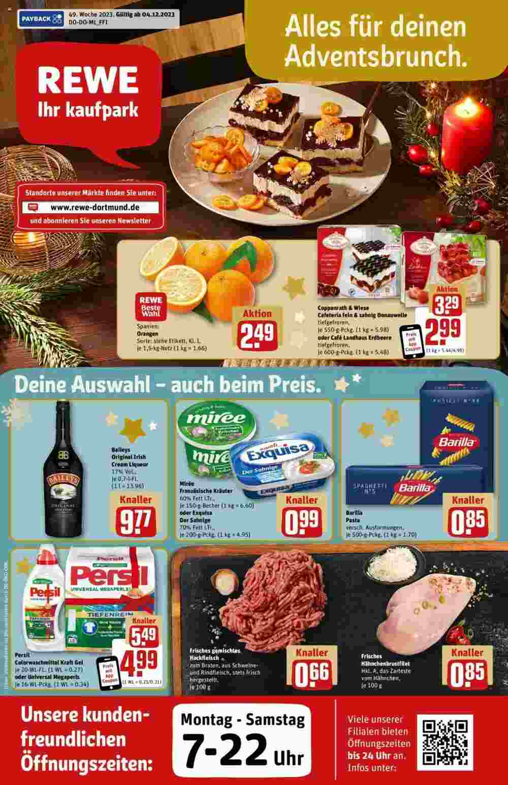 REWE Kaufpark Prospekt (ab 04.12.2023) zum Blättern - Seite 1