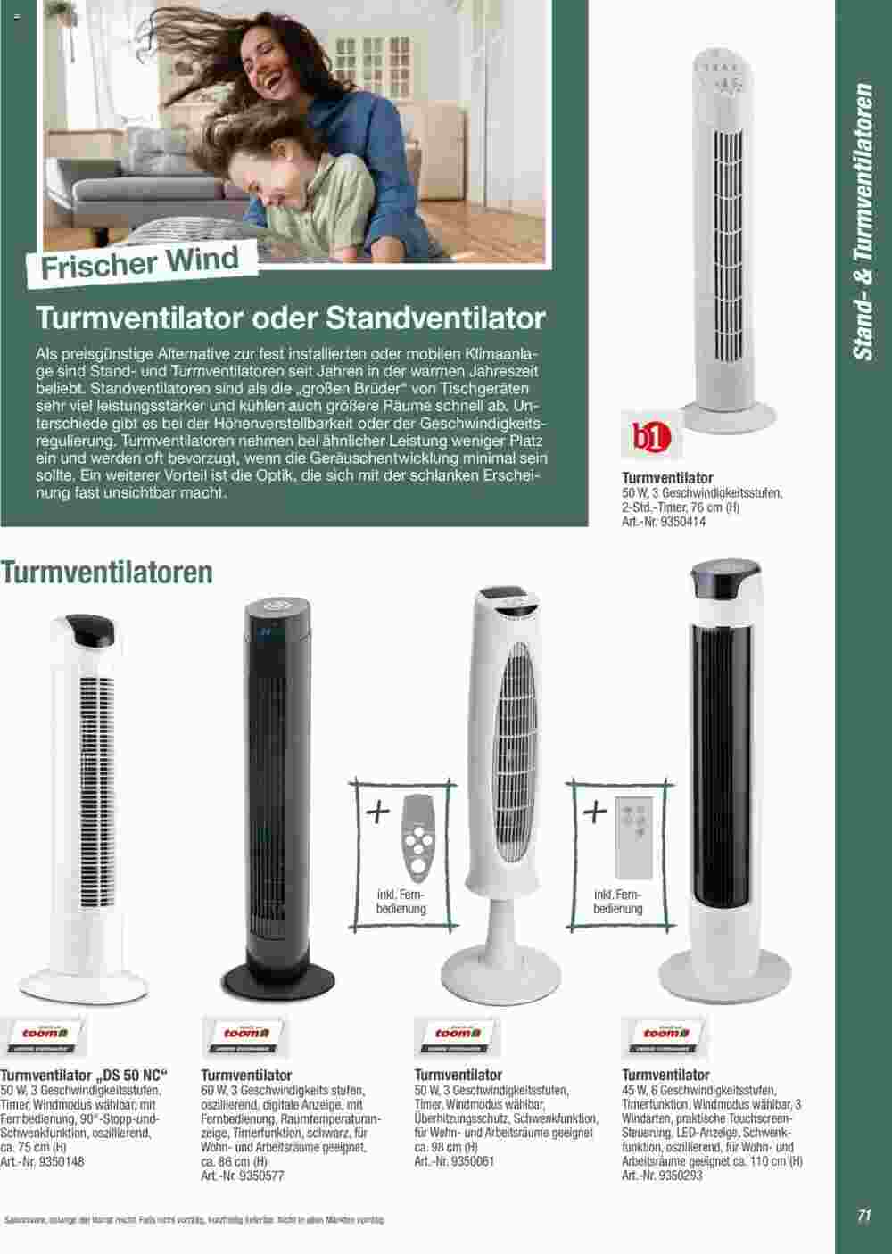 toom Baumarkt Prospekt (ab 04.12.2023) zum Blättern - Seite 71