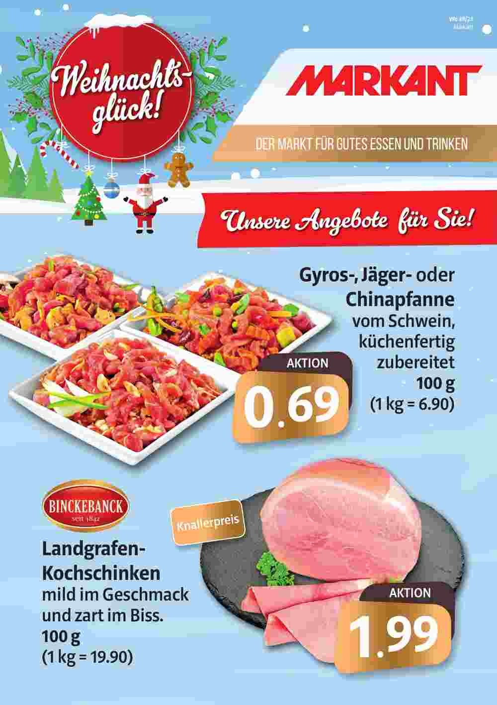 Markant Markt Prospekt (ab 04.12.2023) zum Blättern - Seite 1