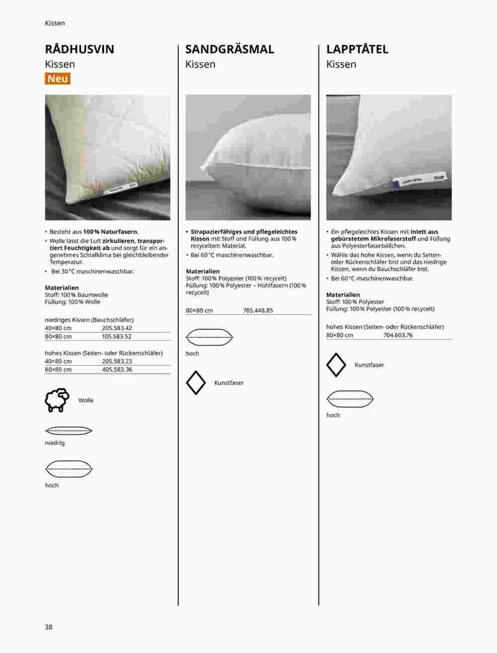 IKEA Prospekt (ab 06.12.2023) zum Blättern - Seite 38