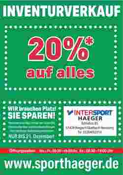 Intersport Haeger Prospekt (ab 07.12.2023) zum Blättern