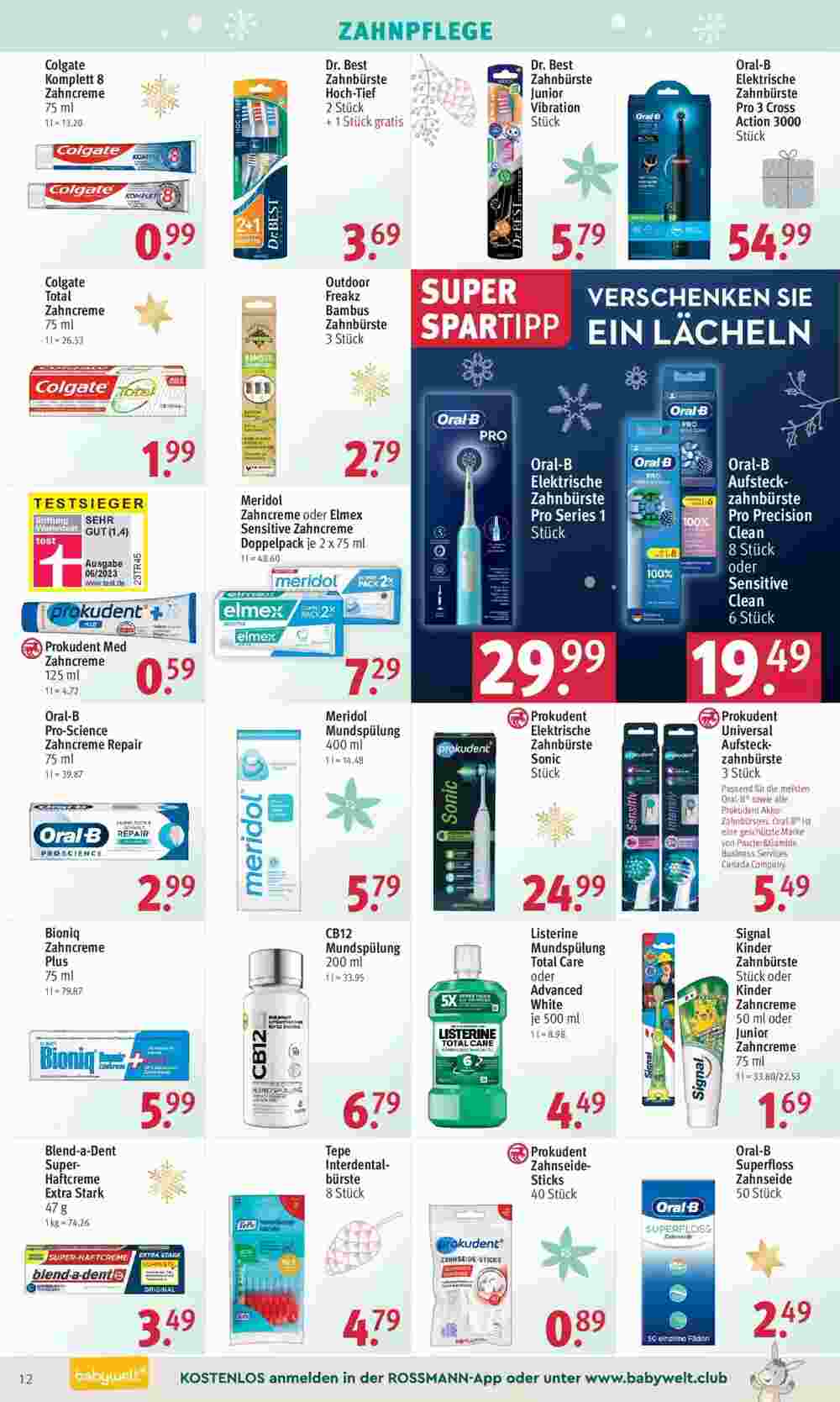 Rossmann Prospekt (ab 10.12.2023) zum Blättern - Seite 12