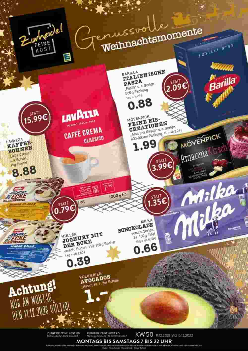 Edeka Zurheide Prospekt (ab 11.12.2023) zum Blättern - Seite 1