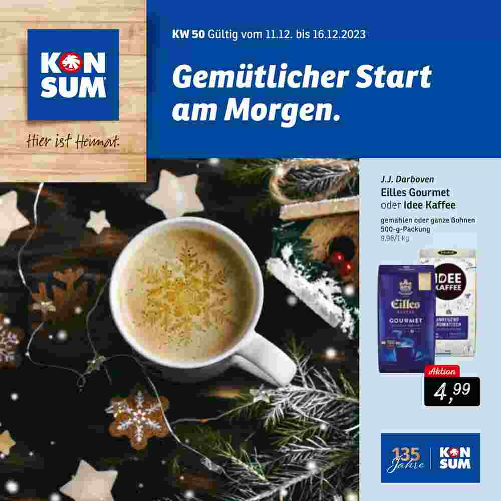 KONSUM Prospekt (ab 11.12.2023) zum Blättern - Seite 1