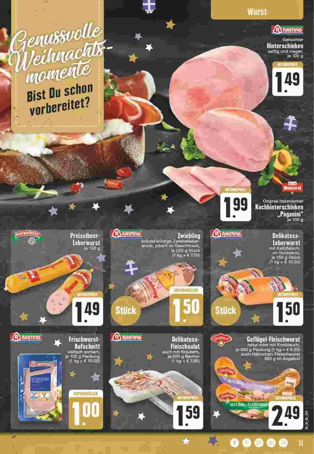 Edeka Wegner Prospekt (ab 11.12.2023) zum Blättern - Seite 11