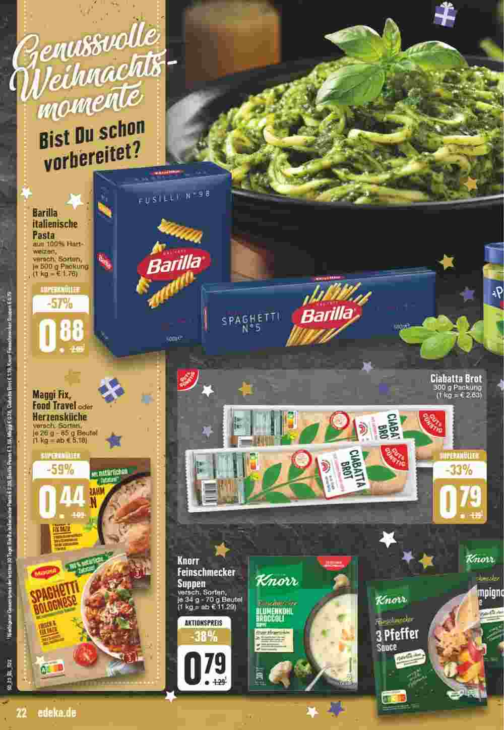 Edeka Wegner Prospekt (ab 11.12.2023) zum Blättern - Seite 22