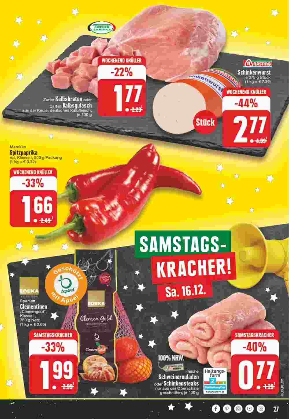 Edeka Wegner Prospekt (ab 11.12.2023) zum Blättern - Seite 27