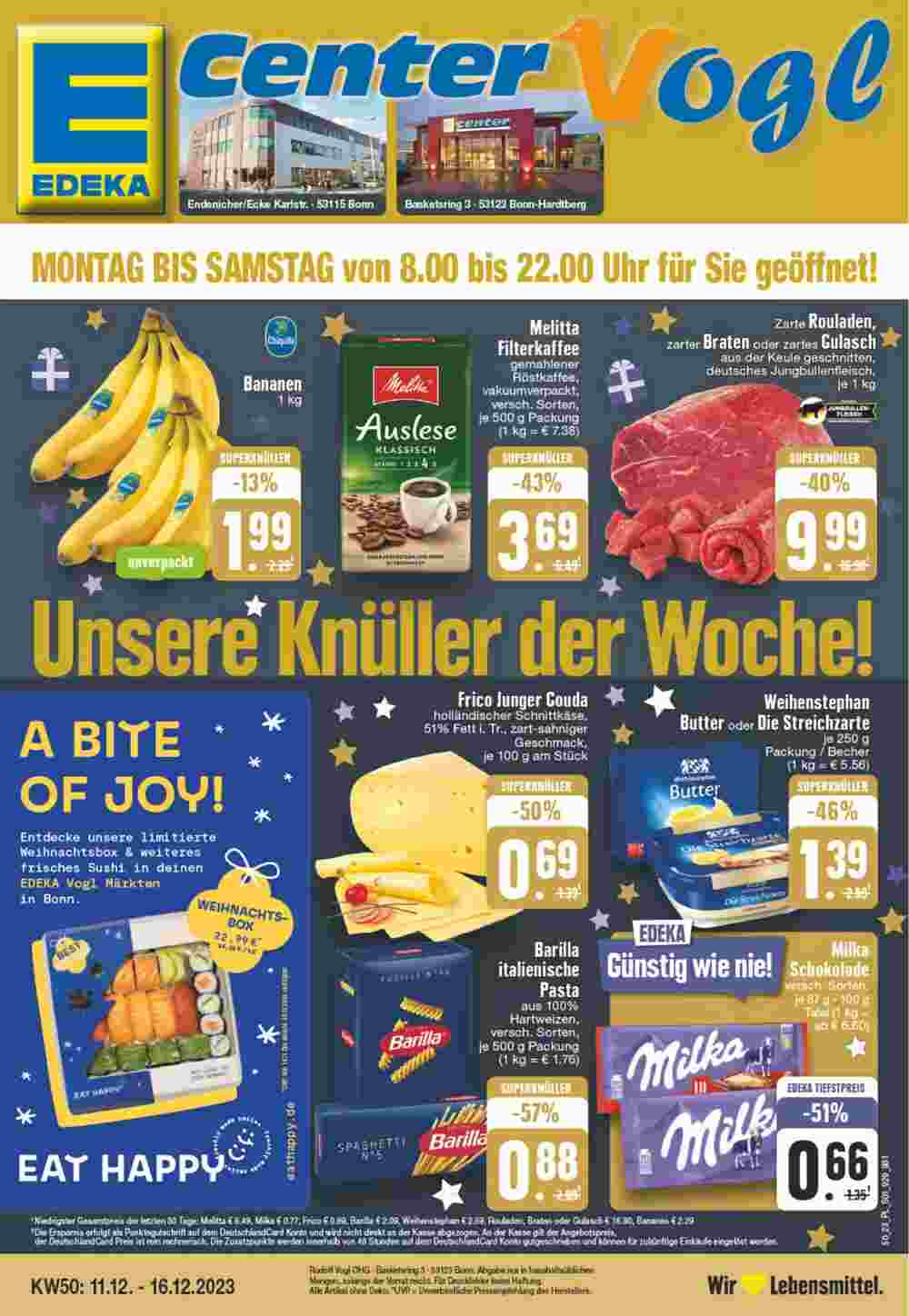 EDEKA Vogl Prospekt (ab 11.12.2023) zum Blättern - Seite 1