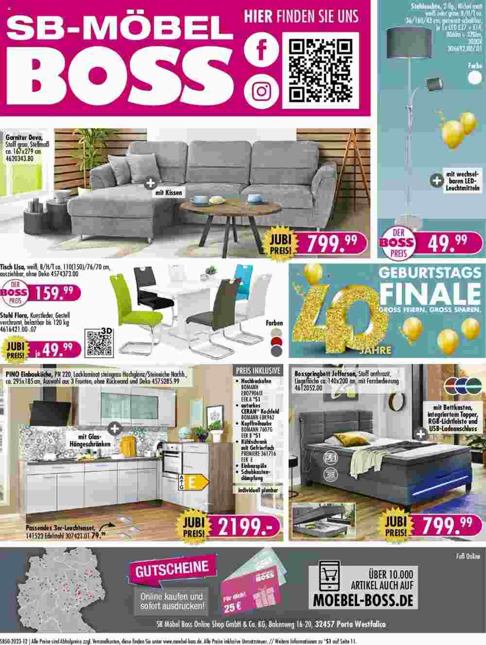 Möbel Boss Prospekt (ab 11.12.2023) zum Blättern - Seite 12