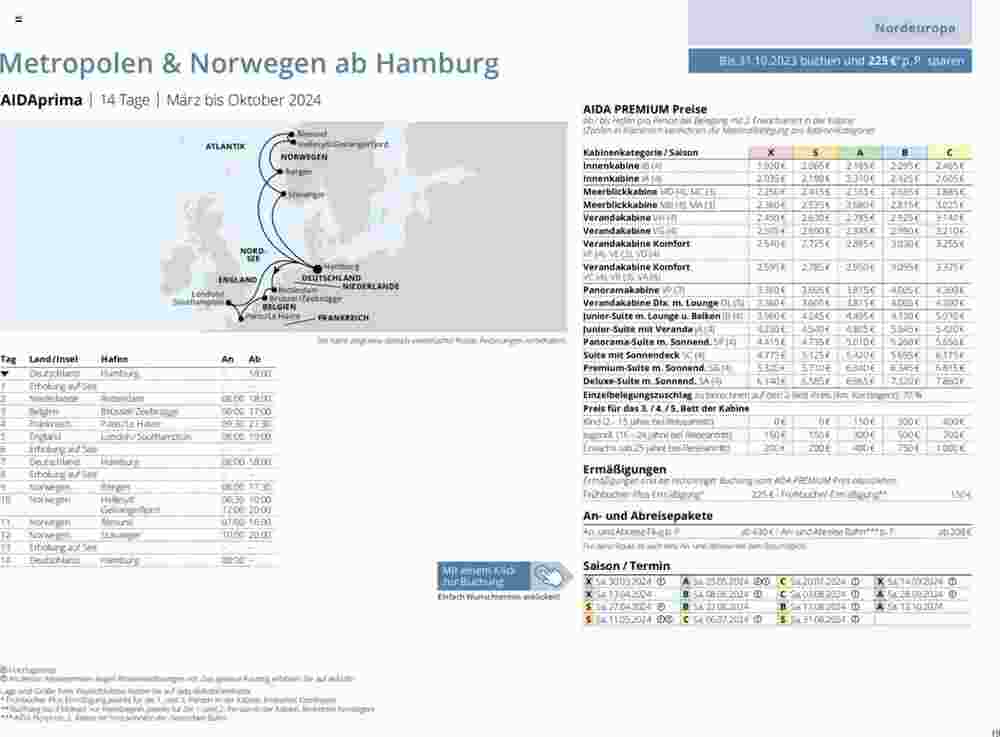 Aida Cruises Prospekt (ab 12.12.2023) zum Blättern - Seite 19