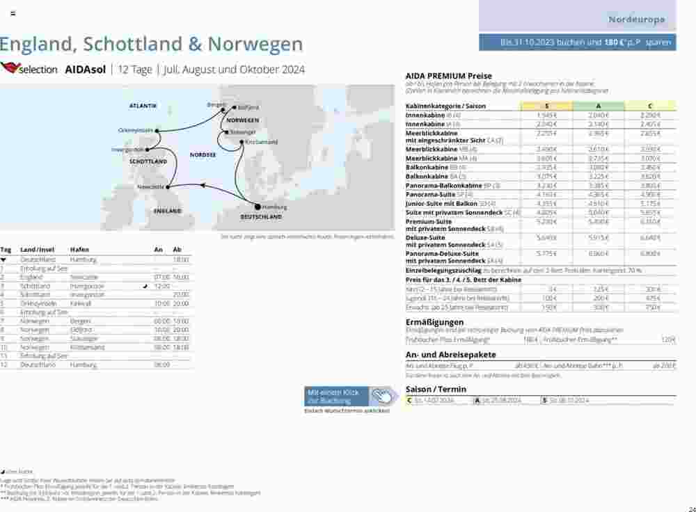 Aida Cruises Prospekt (ab 12.12.2023) zum Blättern - Seite 24